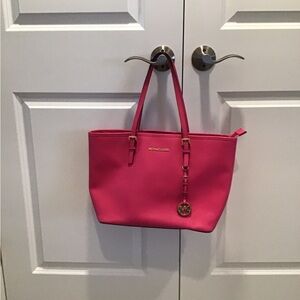 Michael Kors Fuchsia Tote Bag